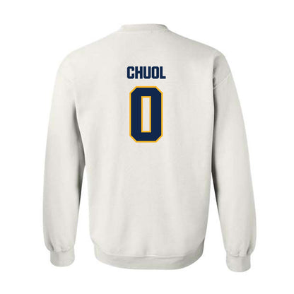UW Eau Claire - NCAA Football : Yaach Chuol - Classic Shersey Crewneck Sweatshirt-1