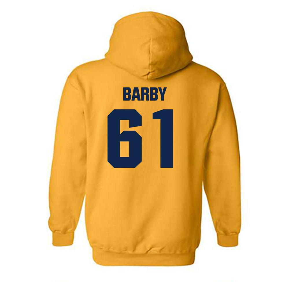 UW Eau Claire - NCAA Football : Lucas Barby - Classic Shersey Hooded Sweatshirt-1