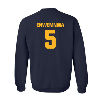 UW Eau Claire - NCAA Men's Soccer : Oge Enwemnwa - Classic Shersey Crewneck Sweatshirt-1