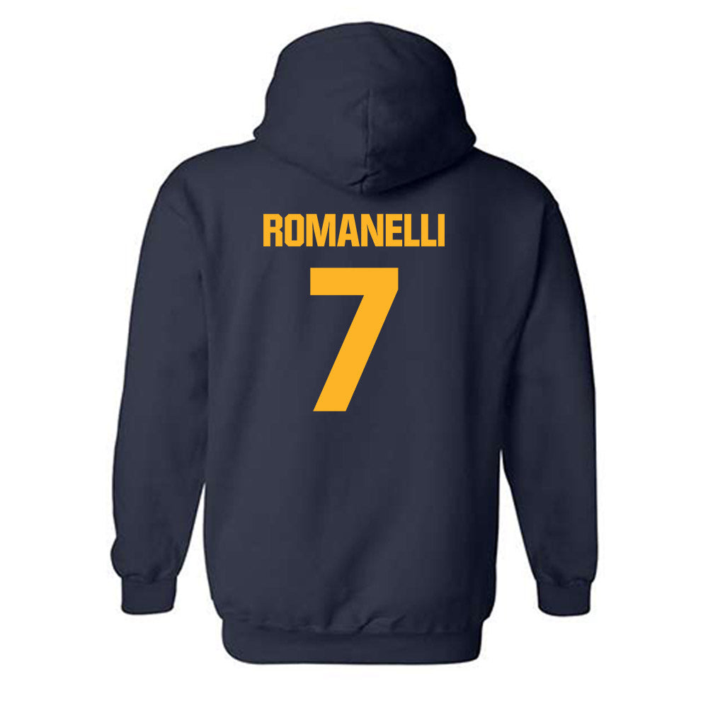  - NCAA Women's Lacrosse : Alexie Romanelli - Classic Shersey Hooded Sweatshirt-1