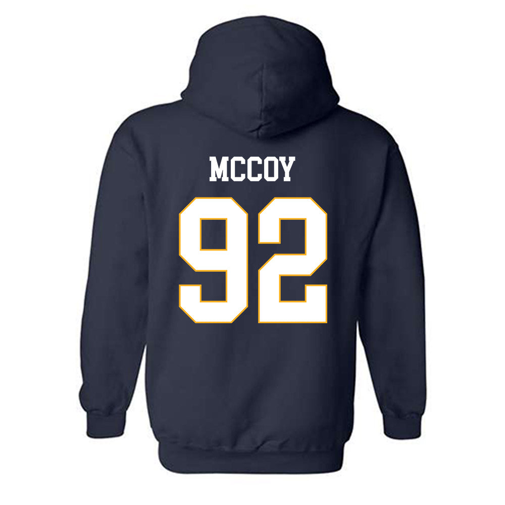 UW Eau Claire - NCAA Football : David McCoy - Classic Fashion Shersey Hooded Sweatshirt-1