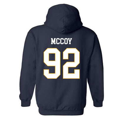 UW Eau Claire - NCAA Football : David McCoy - Classic Fashion Shersey Hooded Sweatshirt-1