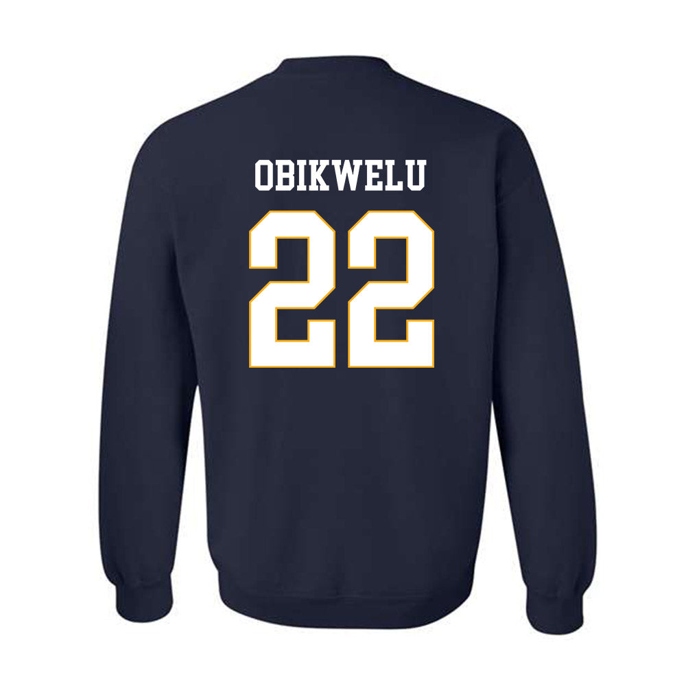 UW Eau Claire - NCAA Football : KJ Obikwelu - Classic Fashion Shersey Crewneck Sweatshirt-1