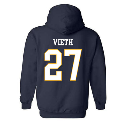 UW Eau Claire - NCAA Baseball : Carter Vieth - Classic Fashion Shersey Hooded Sweatshirt-1