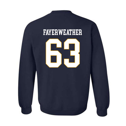 UW Eau Claire - NCAA Football : Blake Fayerweather - Classic Fashion Shersey Crewneck Sweatshirt-1