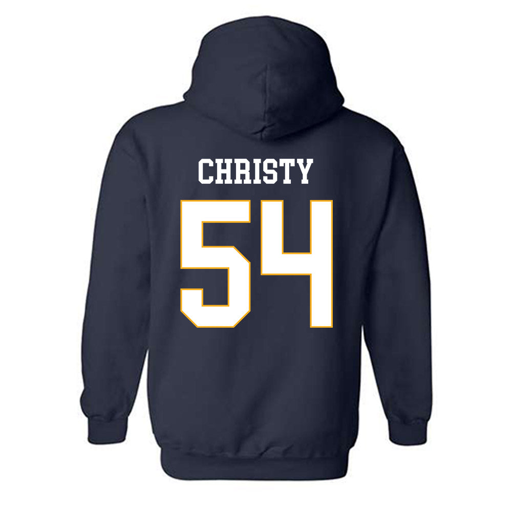 UW Eau Claire - NCAA Football : Keagan Christy - Classic Fashion Shersey Hooded Sweatshirt-1