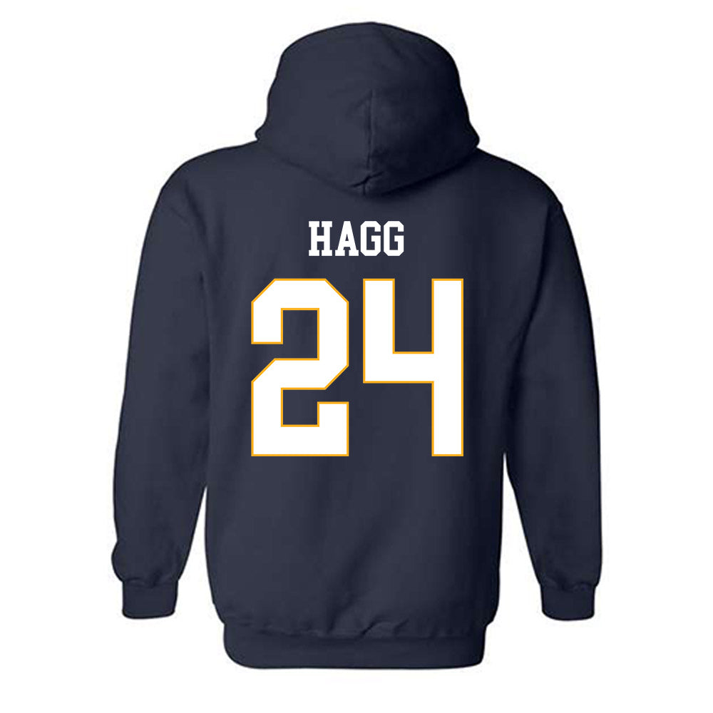 UW Eau Claire - NCAA Women's Volleyball : Lili Hagg - Classic Fashion Shersey Hooded Sweatshirt-1