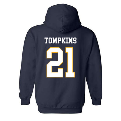 UW Eau Claire - NCAA Women's Soccer : Olivia Tompkins - Classic Fashion Shersey Hooded Sweatshirt-1