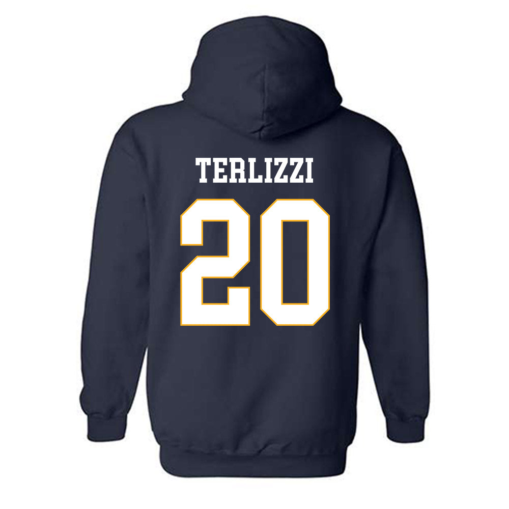 UW Eau Claire - NCAA Football : LJ Terlizzi - Classic Fashion Shersey Hooded Sweatshirt-1