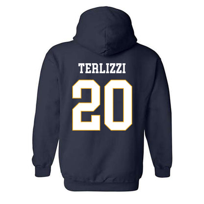 UW Eau Claire - NCAA Football : LJ Terlizzi - Classic Fashion Shersey Hooded Sweatshirt-1