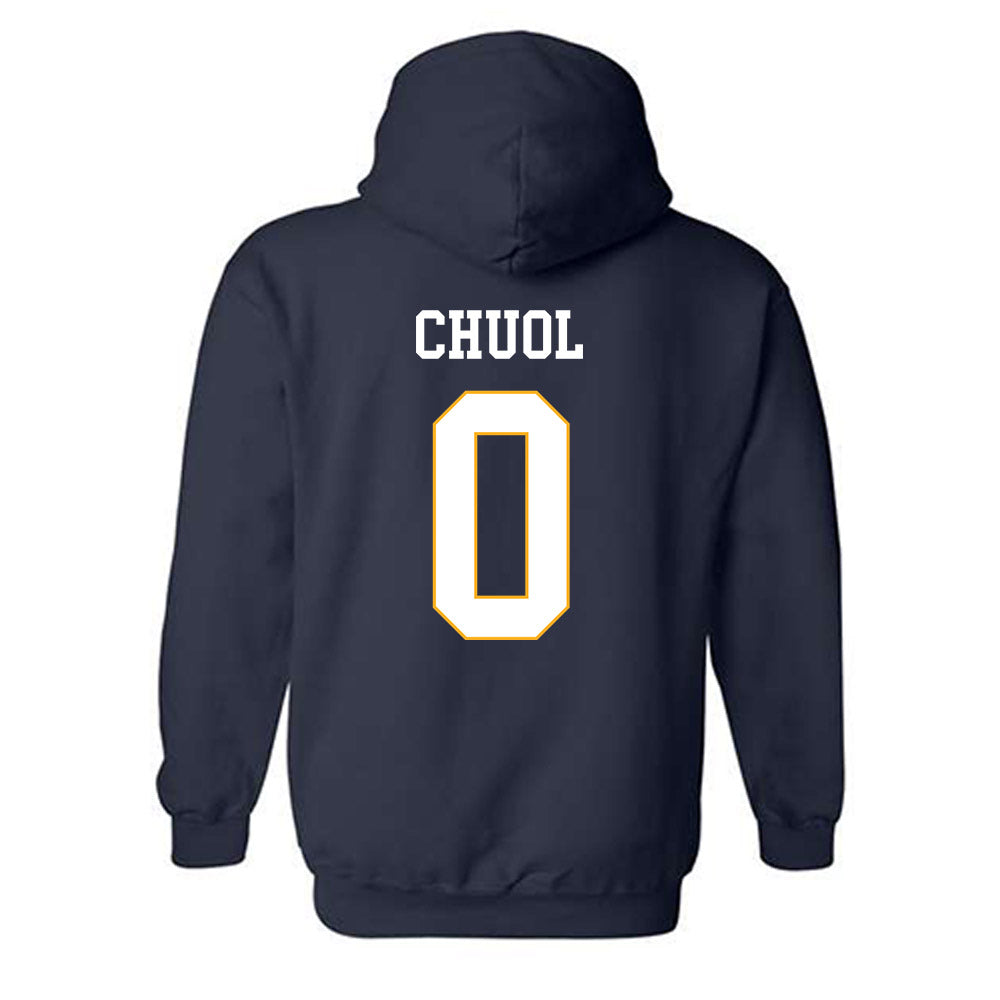 UW Eau Claire - NCAA Football : Yaach Chuol - Classic Fashion Shersey Hooded Sweatshirt-1