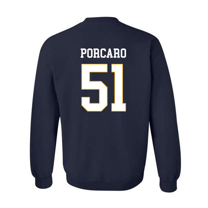 UW Eau Claire - NCAA Football : Frank Porcaro - Classic Fashion Shersey Crewneck Sweatshirt-1