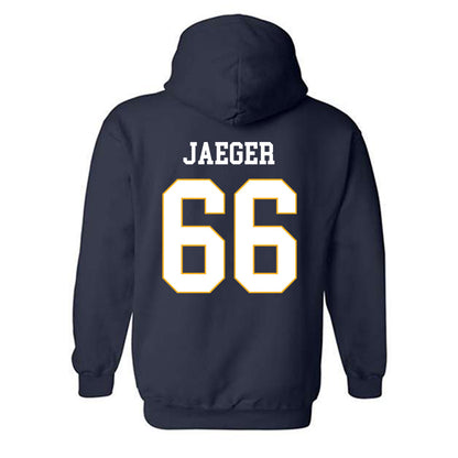 UW Eau Claire - NCAA Football : Weston Jaeger - Classic Fashion Shersey Hooded Sweatshirt-1