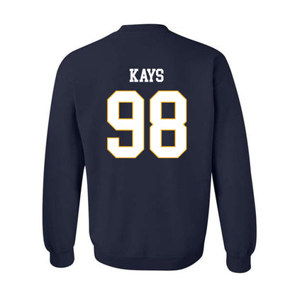 UW Eau Claire - NCAA Football : Nolan Kays - Classic Fashion Shersey Crewneck Sweatshirt-1