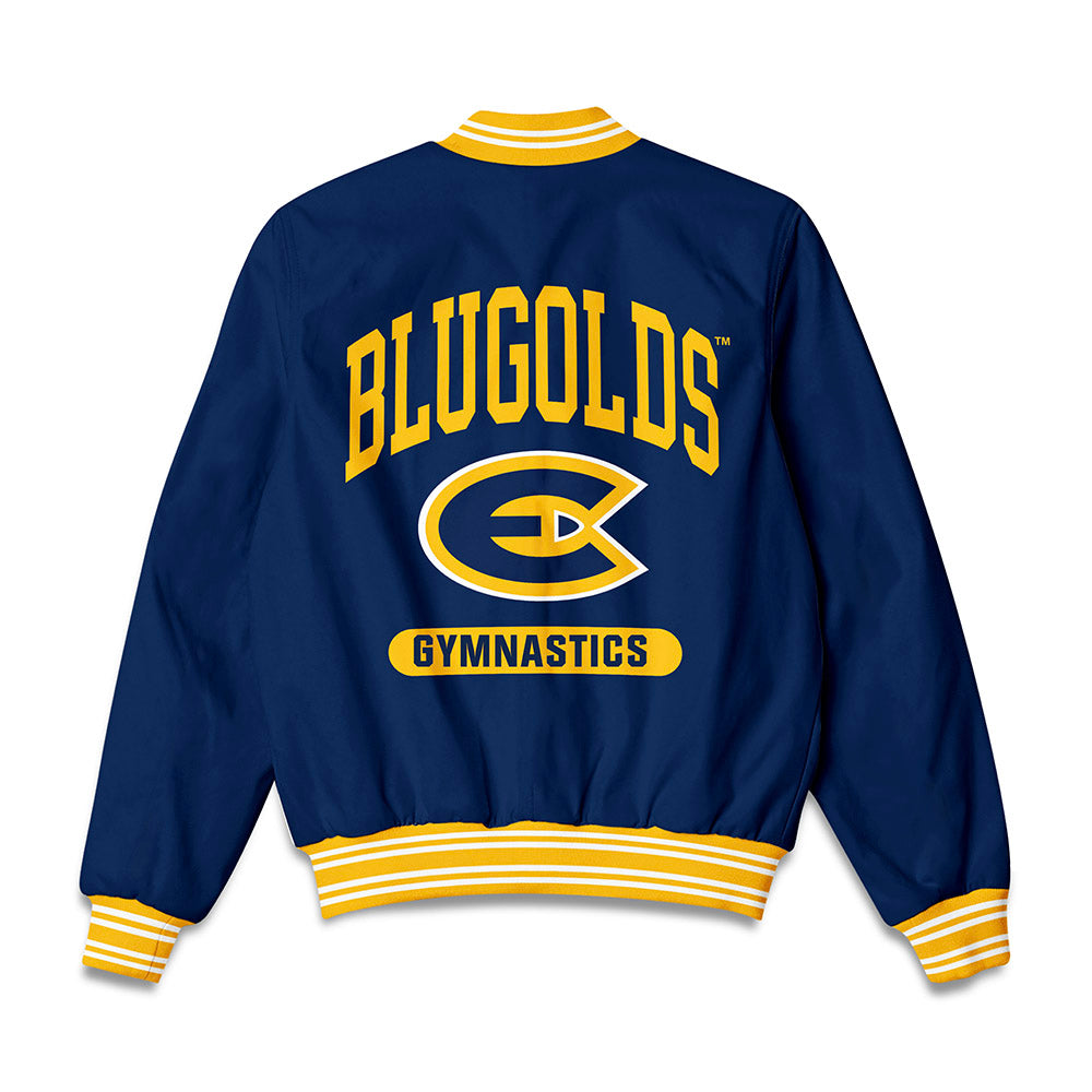 UW Eau Claire - NCAA Women's Gymnastics : Meghan Dahlin - Bomber Jacket-1