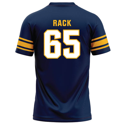 UW Eau Claire - NCAA Football : Alex Rack - Navy Football Jersey-1