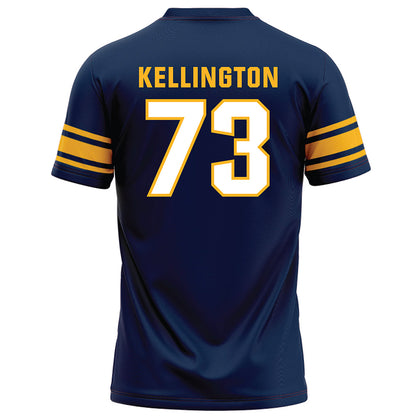 UW Eau Claire - NCAA Football : Andrew Kellington - Navy Football Jersey-1