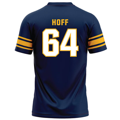 UW Eau Claire - NCAA Football : Matthew Hoff - Navy Football Jersey-1
