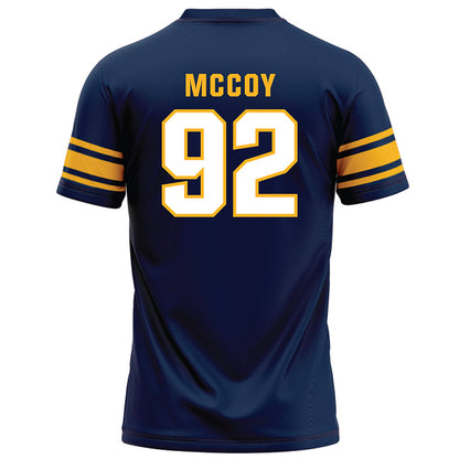 UW Eau Claire - NCAA Football : David McCoy - Navy Football Jersey-1