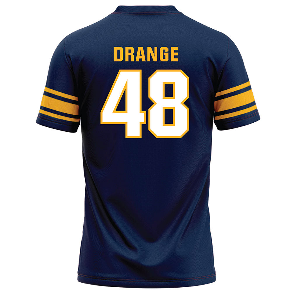 UW Eau Claire - NCAA Football : Jack Drange - Navy Football Jersey-1