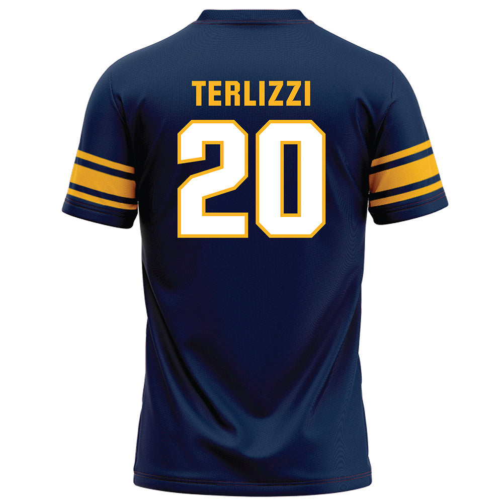 UW Eau Claire - NCAA Football : LJ Terlizzi - Navy Football Jersey-1