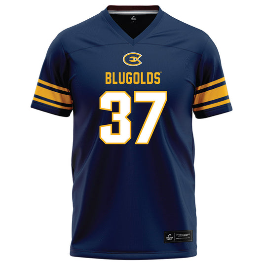 UW Eau Claire - NCAA Football : Nolan Roehl - Navy Football Jersey-0