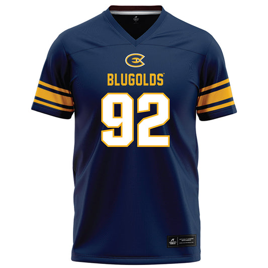 UW Eau Claire - NCAA Football : David McCoy - Navy Football Jersey-0