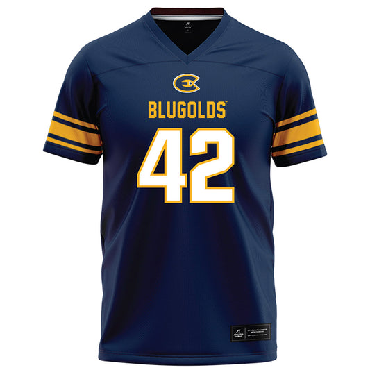 UW Eau Claire - NCAA Football : Carter Christy - Navy Football Jersey-0