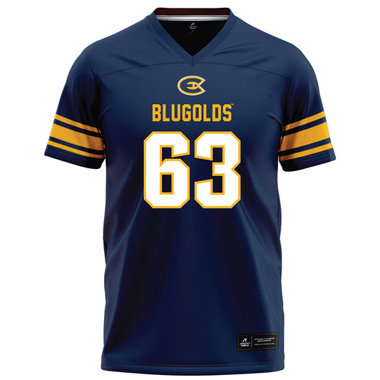 UW Eau Claire - NCAA Football : Blake Fayerweather - Navy Football Jersey-0