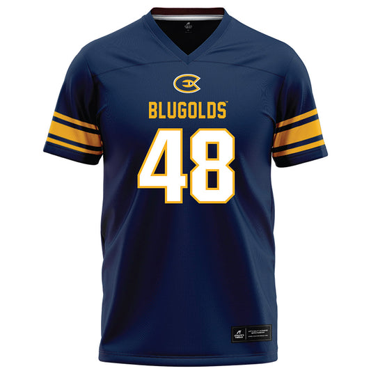UW Eau Claire - NCAA Football : Jack Drange - Navy Football Jersey-0