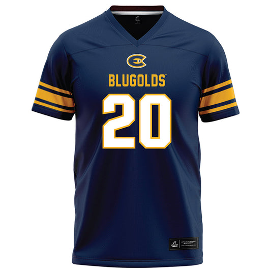 UW Eau Claire - NCAA Football : LJ Terlizzi - Navy Football Jersey-0