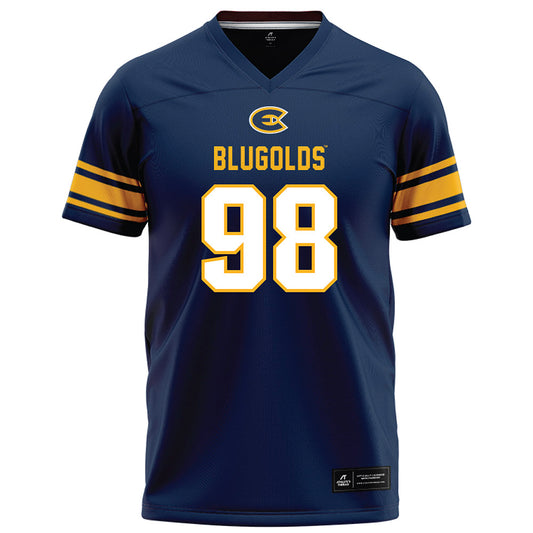 UW Eau Claire - NCAA Football : Nolan Kays - Navy Football Jersey-0