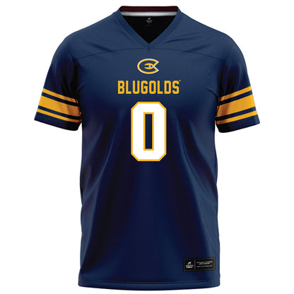 UW Eau Claire - NCAA Football : Yaach Chuol - Navy Football Jersey-0