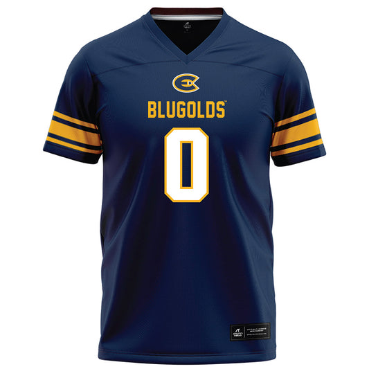 UW Eau Claire - NCAA Football : Yaach Chuol - Navy Football Jersey-0
