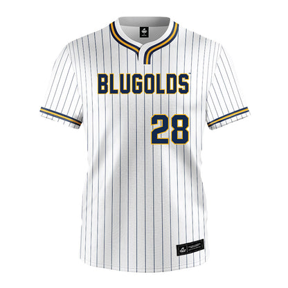 UW Eau Claire - NCAA Softball : Siri Springer - White Striped Jersey-0
