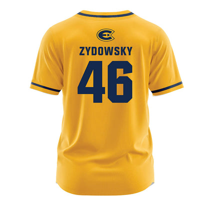 UW Eau Claire - NCAA Baseball : AJ Zydowsky - Gold Jersey-1