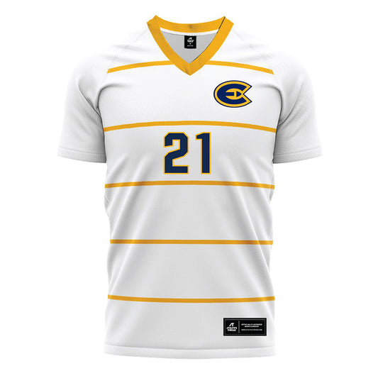 UW Eau Claire - NCAA Women's Soccer : Olivia Tompkins - White Soccer Jersey-0
