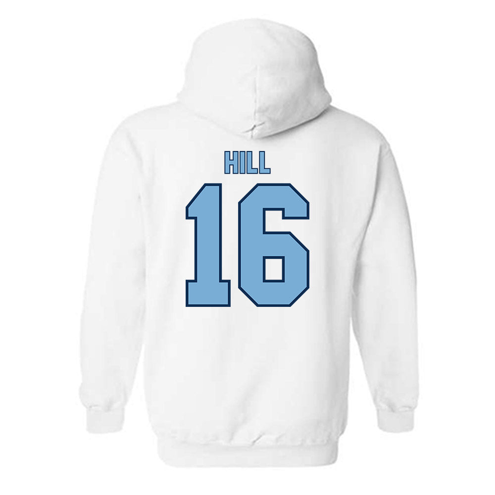The Citadel - NCAA Football : Xavier Hill - Classic Shersey Hooded Sweatshirt-1