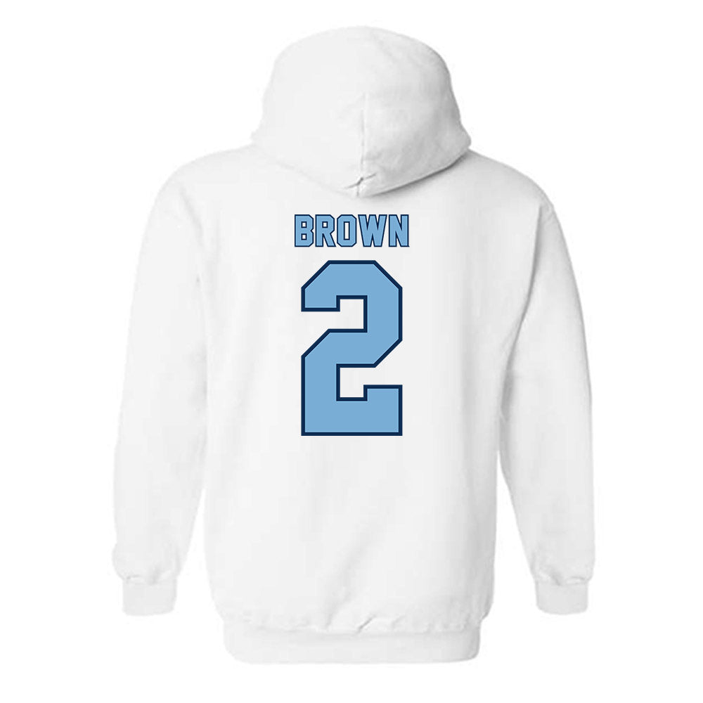 The Citadel - NCAA Football : Zyion Brown - Classic Shersey Hooded Sweatshirt-1