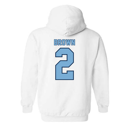 The Citadel - NCAA Football : Zyion Brown - Classic Shersey Hooded Sweatshirt-1
