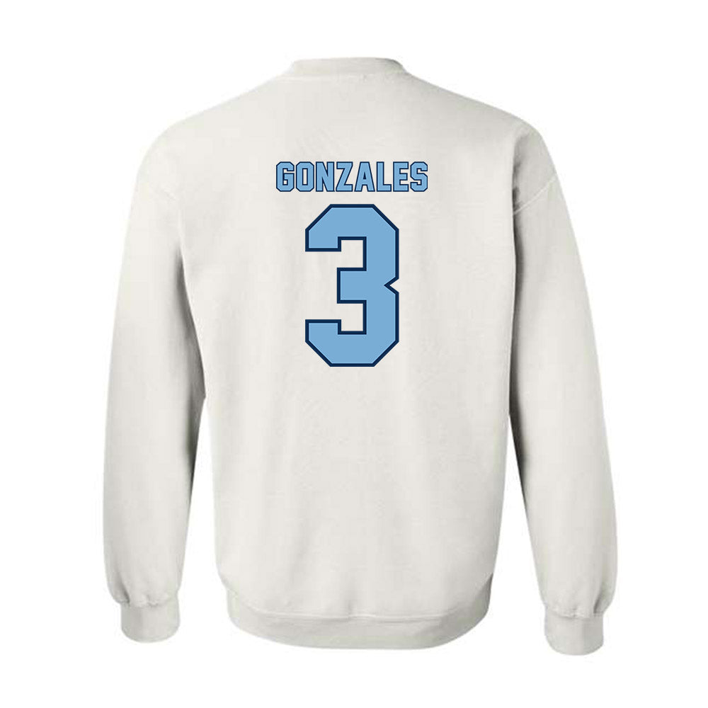 The Citadel - NCAA Men's Basketball : Marcos Gonzales - Classic Shersey Crewneck Sweatshirt-1