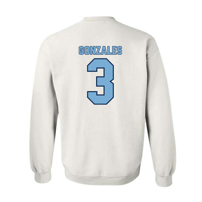 The Citadel - NCAA Men's Basketball : Marcos Gonzales - Classic Shersey Crewneck Sweatshirt-1