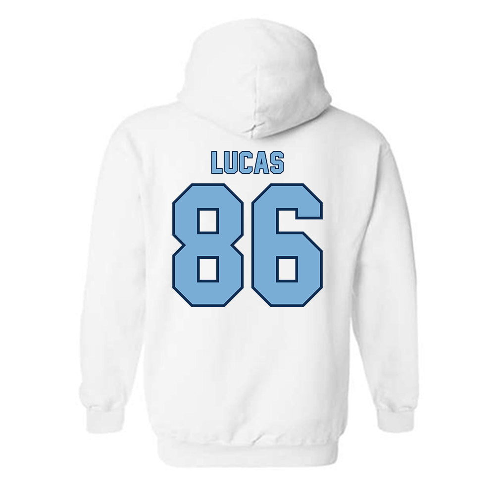 The Citadel - NCAA Football : Noah Lucas - Classic Shersey Hooded Sweatshirt-1