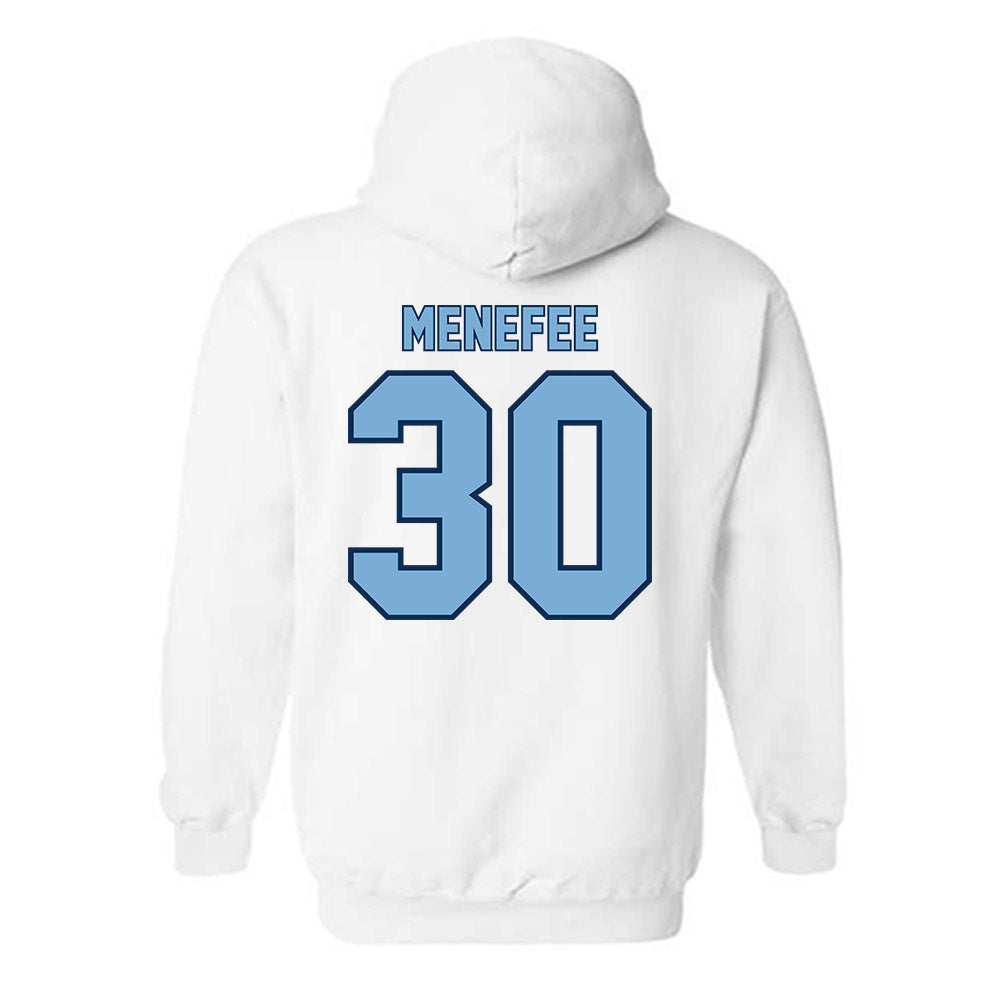 The Citadel - NCAA Men's Basketball : Logan Menefee - Classic Shersey Hooded Sweatshirt-1