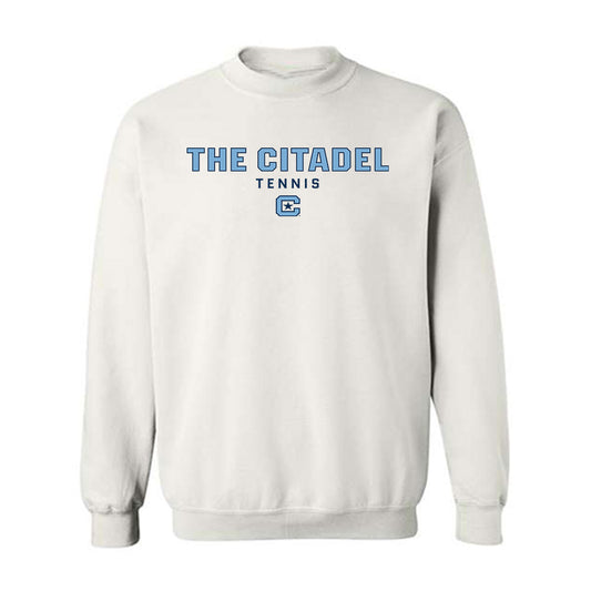 The Citadel - NCAA Men's Tennis : Michael Csipkay - Classic Shersey Crewneck Sweatshirt-0