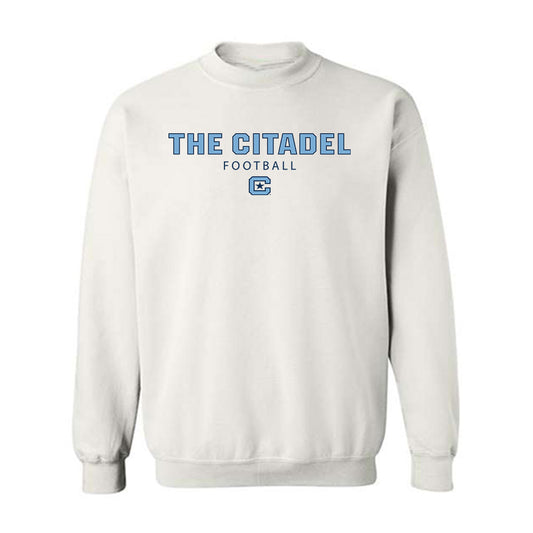 The Citadel - NCAA Football : Evan Kiely - Classic Shersey Crewneck Sweatshirt-0