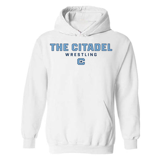 The Citadel - NCAA Wrestling : Lance Peterson - Classic Shersey Hooded Sweatshirt-0