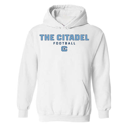 The Citadel - NCAA Football : Brock Hundley - Classic Shersey Hooded Sweatshirt-0