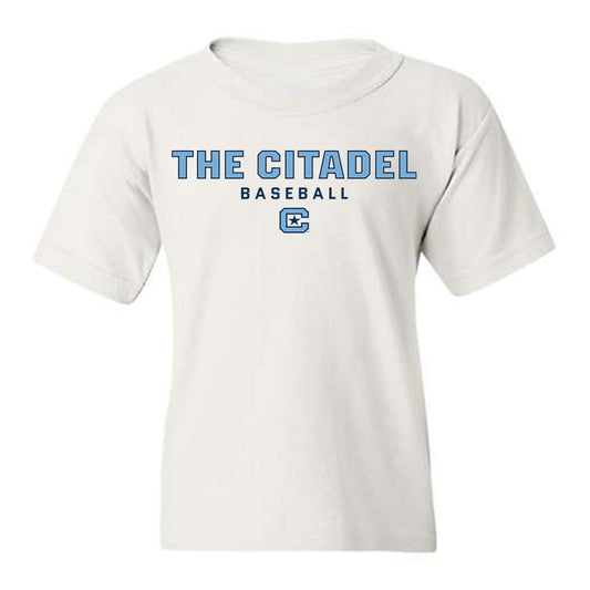 The Citadel - NCAA Baseball : Nathan Landeck - Classic Shersey Youth T-Shirt-0