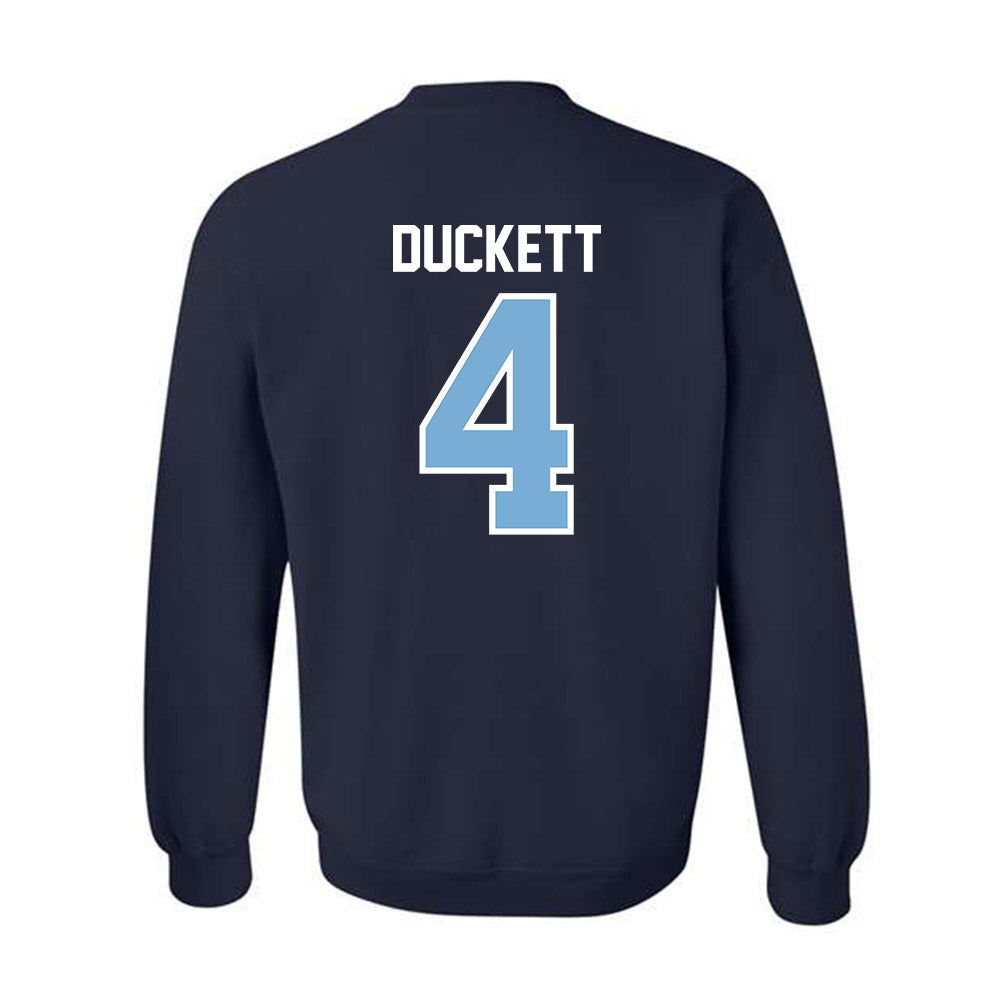 The Citadel - NCAA Football : Jaden Duckett - Classic Shersey Crewneck Sweatshirt-1